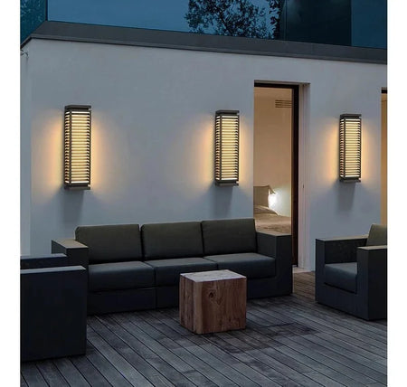 Outdoor Light - Stainless Steel Wall LED Cubical Black Fixture Waterproof Anti-Rust Sconces for Garage Pathway SW-36210347 - SWEET-LIGHTS