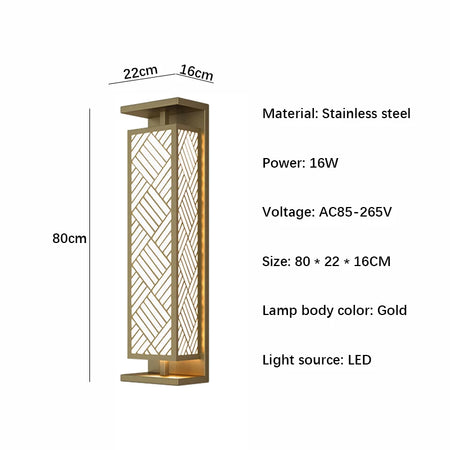Outdoor Light - Waterproof IP65 Stainless Steel Wall Lamps SW-36210457 - SWEET-LIGHTS