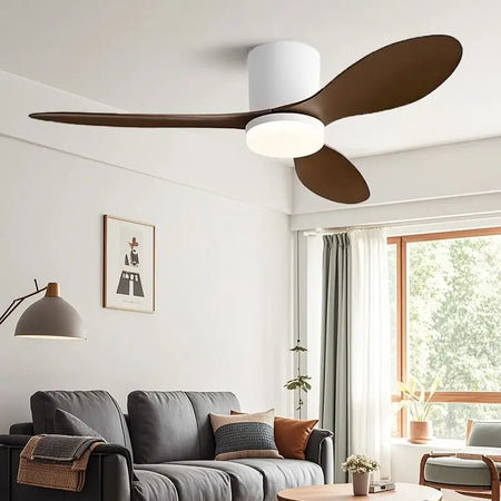 Fans - The New Fan Light with Three Blades and APP Control SW-36210567 - SWEET-LIGHTS