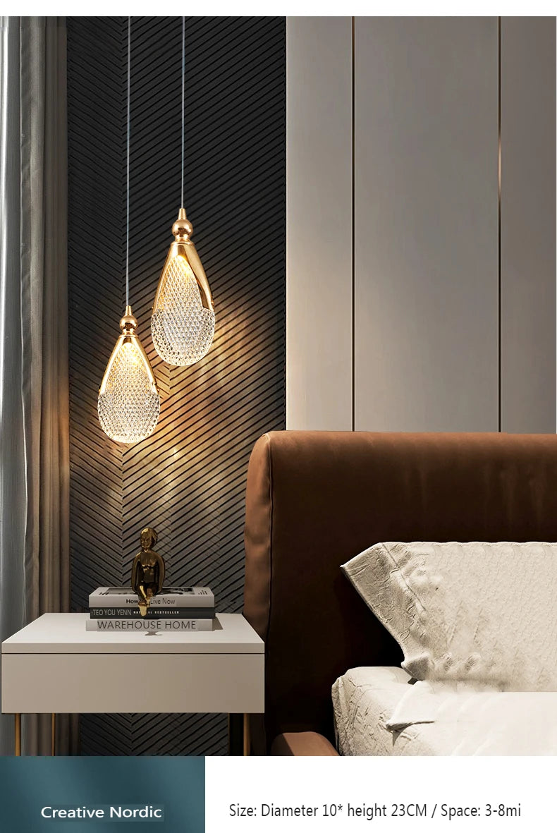 Pendant Light - Fumi Acrylic Adjustable Cord Mini LED Light SW-36210456 - SWEET-LIGHTS