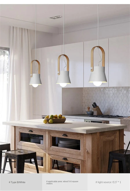 Pendant Light - Nordic Loft LED Iron Macaron Lamp Fixtures SW-36210347 - SWEET-LIGHTS