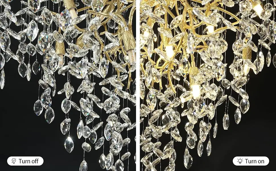 Chandelier - Luxury Modern Crystal Ceiling Lighting for High Ceilings SW-36210478 - SWEET-LIGHTS