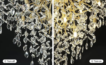 Chandelier - Luxury Modern Crystal Ceiling Lighting for High Ceilings SW-36210478 - SWEET-LIGHTS