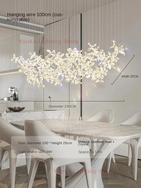 Pendant Light - Luxury Crystal Pendant Lamp for Dining Hall SW-36210345 - SWEET-LIGHTS