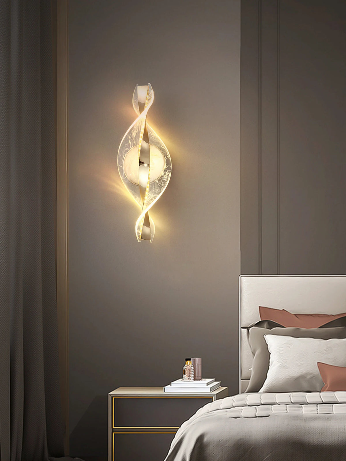 Wall Light - LED Modern 1PC Gold/Black Acrylic Lamp SW-36210345 - SWEET-LIGHTS