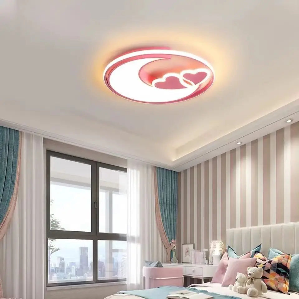 Children Lighting - Heart Shape Ceiling Lights For Girls Room Kids Bedroom Lamp SW-36210345 - SWEET-LIGHTS