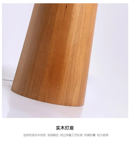 Floor Lamp - Japanese Wabi-sabi Retro Natural Wood Fabric Shade LED Light SW-36210234 - SWEET-LIGHTS