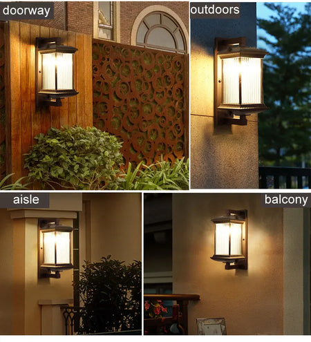Outdoor Light - Metal Waterproof Outdoor Wall Lamp AC90-260V for Hotel Villa Porch Garden SW-36210457 - SWEET-LIGHTS