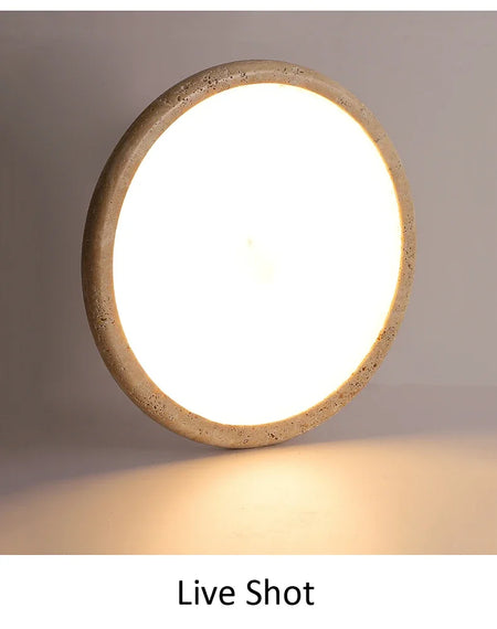 Ceiling Light - Modern Cream Style Bedhead Fixture Yellow Travertine LED SW-36214578 - SWEET-LIGHTS