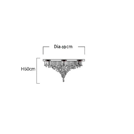 Pendant Light - Black Art Crystal Chandelier LED Luxury Staircase Home Light Fixtures SW-36214567 - SWEET-LIGHTS