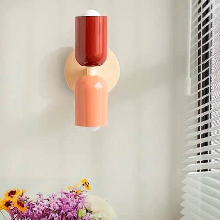 Wall Light - Nordic LED Wall Lamps Modern Minimalist Cream Double Head Lights For Living Room Bedroom Study Fixture SW-36210468 - SWEET-LIGHTS