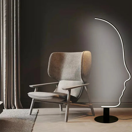 Floor Lamp - New Modern Human Face LED Decor Light SW-36210345 - SWEET-LIGHTS