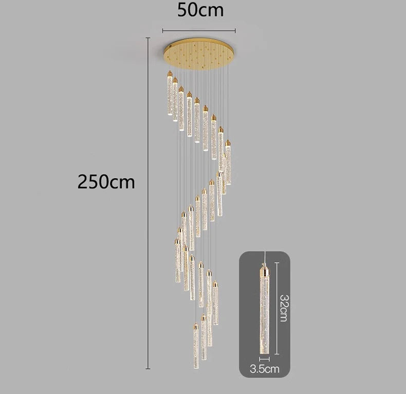 Chandelier - Nordic Home Decoration Stair Chandelier Ceiling Light SW-36210789 - SWEET-LIGHTS