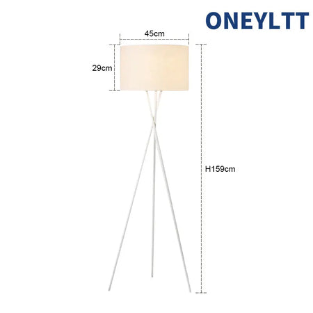 Floor Lamp - Scandinavian Fabric Led Tripod Design Light SW-36210347 - SWEET-LIGHTS