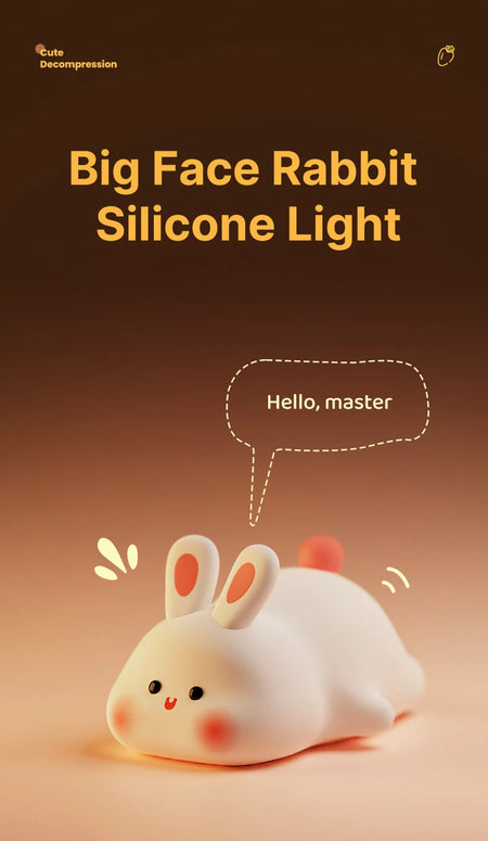 Children Lighting - Cute Rabbit Rechargeable Night Lamp Touch Sensor USB Light for Kids Gift SW-36210345 - SWEET-LIGHTS