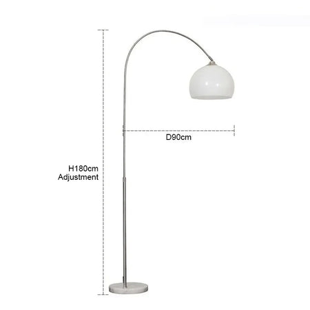 Floor Lamp - Nordic Modern Minimalist LED Stand Light White Orange SW-36210345 - SWEET-LIGHTS