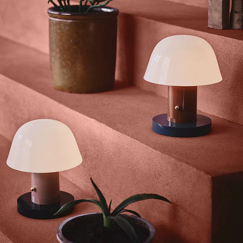 Table Lamp - Mushroom Warm Color USB Rechargeable LED Touch Light SW-36210987 - SWEET-LIGHTS