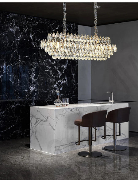 Chandelier - Luxury Crystal Big Chandeliers for Living Room Decor Modern Art Designer Luminaire Hight Ceiling Pendant Home Lamps Hall SW-36210927 - SWEET-LIGHTS