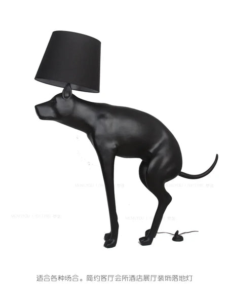 Floor Lamp - Resin Big Dog Cloth Cover Nordic Design SW-36210567 - SWEET-LIGHTS