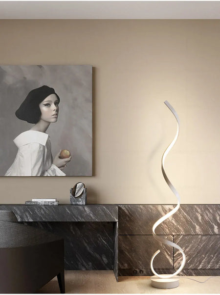 Floor Lamp - Modern LED Strip Minimalist Black White Light SW-36210457 - SWEET-LIGHTS