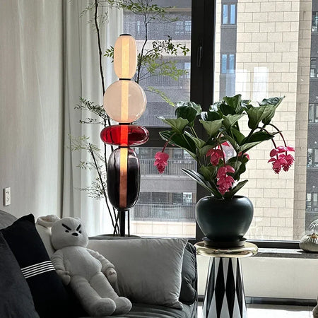 Floor Lamp - Italian Colored Glass LED Designer Light SW-36210458 - SWEET-LIGHTS