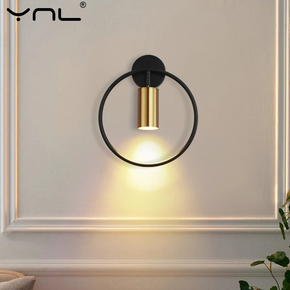 Wall Light - Modern LED Circular Electroplating Spotlight For Bedroom Living Room SW-36210345 - SWEET-LIGHTS