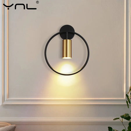 Wall Light - Modern LED Circular Electroplating Spotlight For Bedroom Living Room SW-36210345 - SWEET-LIGHTS