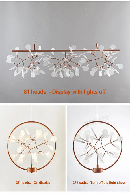 Pendant Light - Nordic Hanging Chandelier Modern Kitchen Firefly LED Lamp SW-36210458 - SWEET-LIGHTS