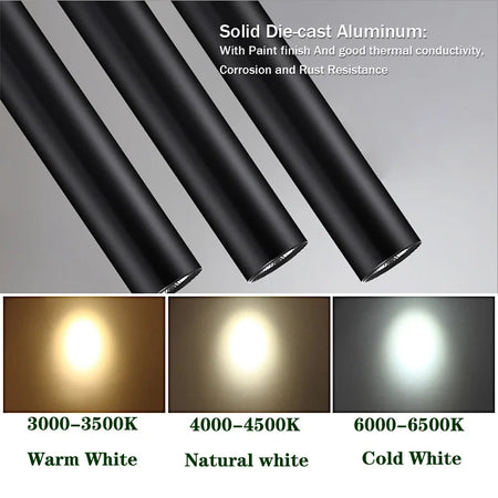 Pendant Light - LED Dimmable Long Tube Cylinder Lamp SW-36210345 - SWEET-LIGHTS