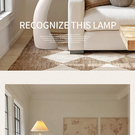 Floor Lamp - Designer Cream Resin LED E27 Vertical Light for Living Room SW-36210345 - SWEET-LIGHTS