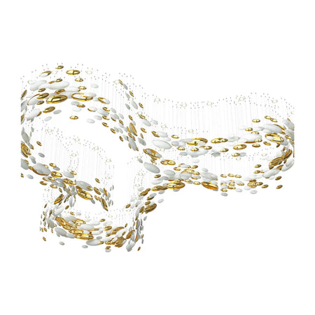 Chandelier - Luxury Lustre Bowl Hanging Chandelier Golden Dragon Egg SW-36210678 - SWEET-LIGHTS