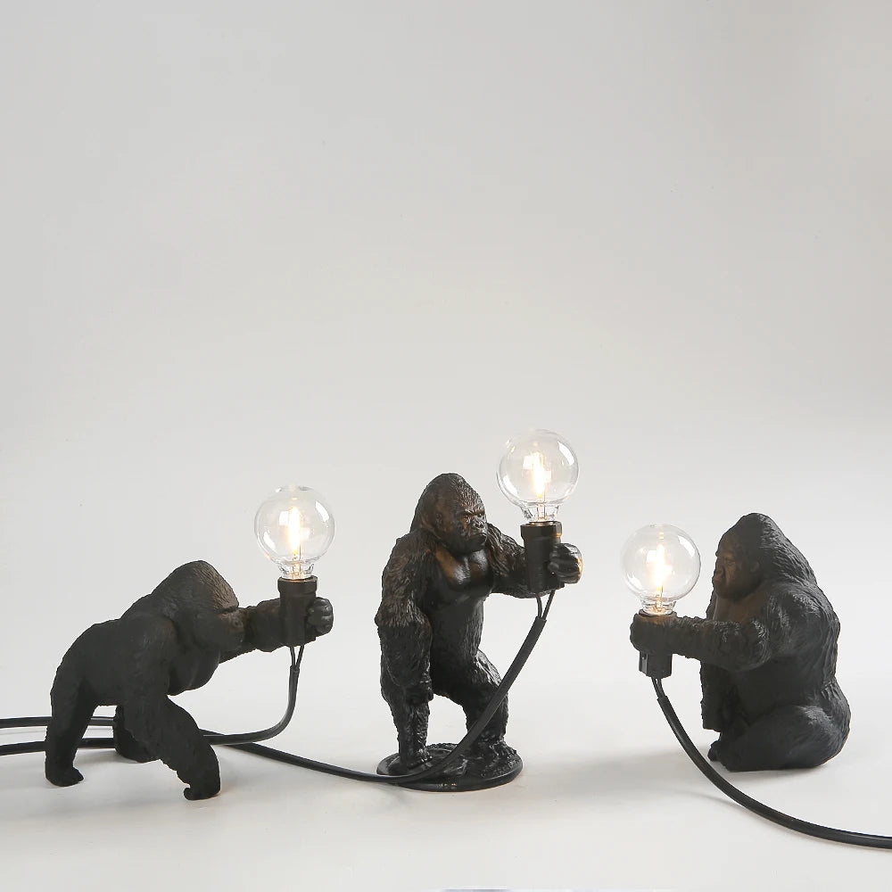 Table Lamp - King Kong Gorilla Animal Indoor Resin Night Light SW-36210374 - SWEET-LIGHTS