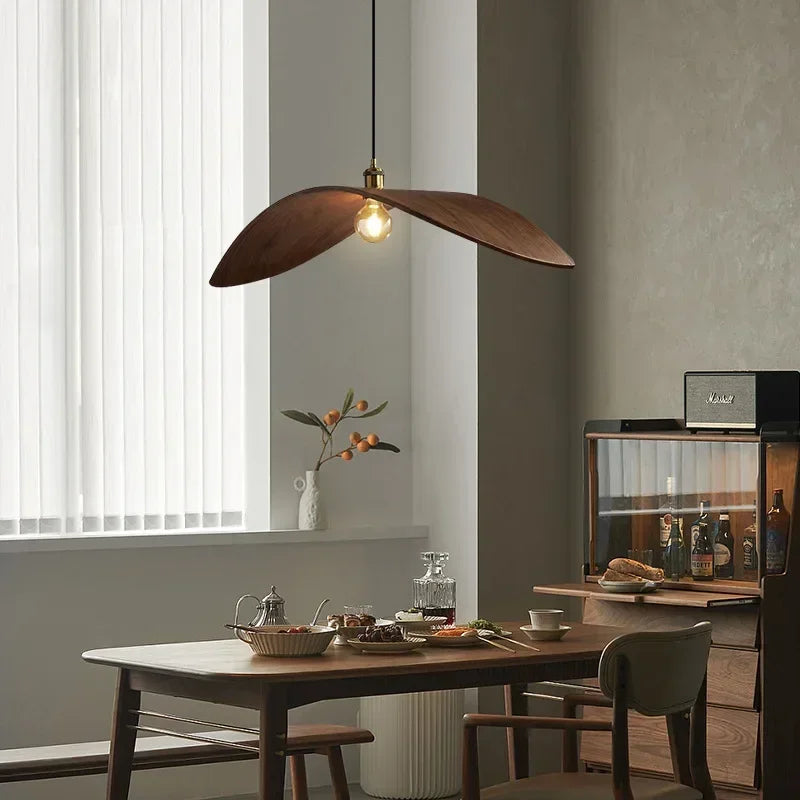 Pendant Light - Modern Wabi Sabi Walnut Chandeliers Home Lights SW-36210567 - SWEET-LIGHTS