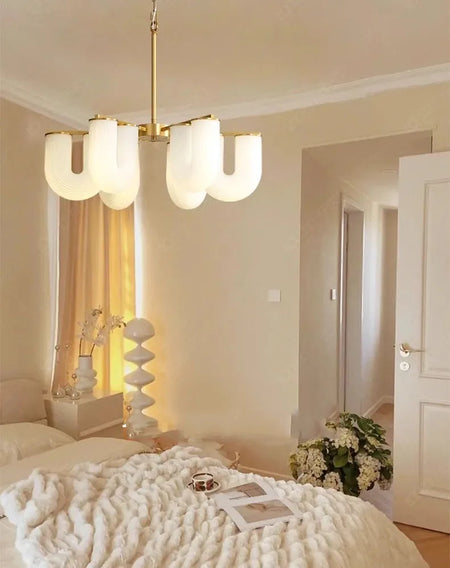 Pendant Light - Vintage Glass Luxury U Shaped Light for Dining Room and Kitchen SW-36210458 - SWEET-LIGHTS