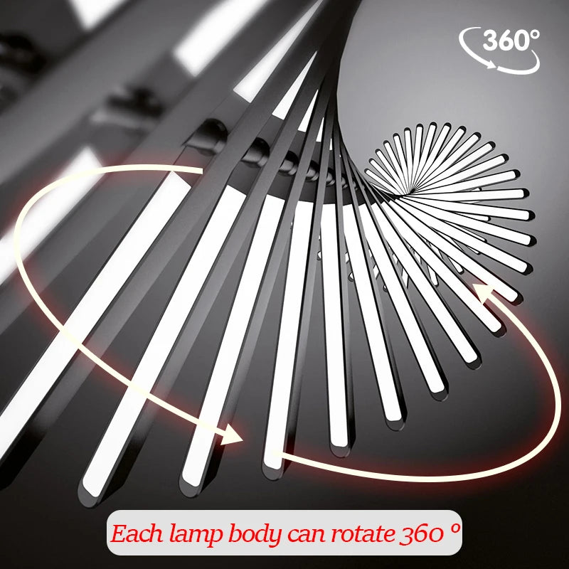 Pendant Light - Luxury Creative Fishbone Chandelier LED Home Decor SW-36210457 - SWEET-LIGHTS