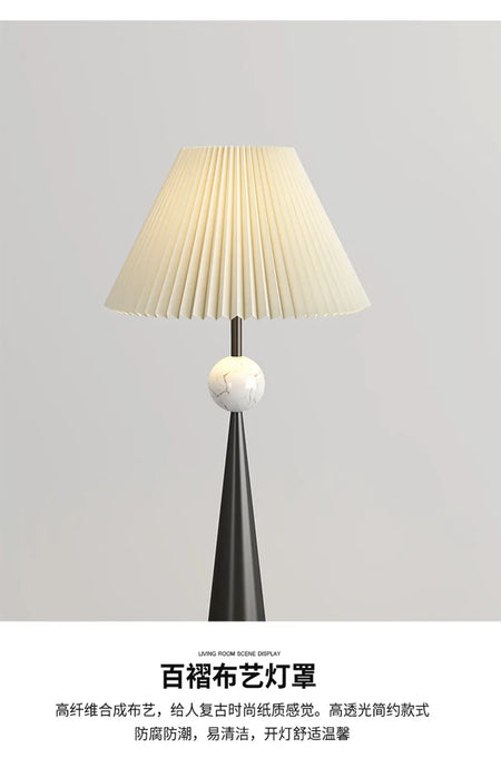 Floor Lamp - Japanese Designer Wabi-sabi Minimalist Cloth Cover Art Stand Lights Living Room Bedroom SW-36210789 - SWEET-LIGHTS
