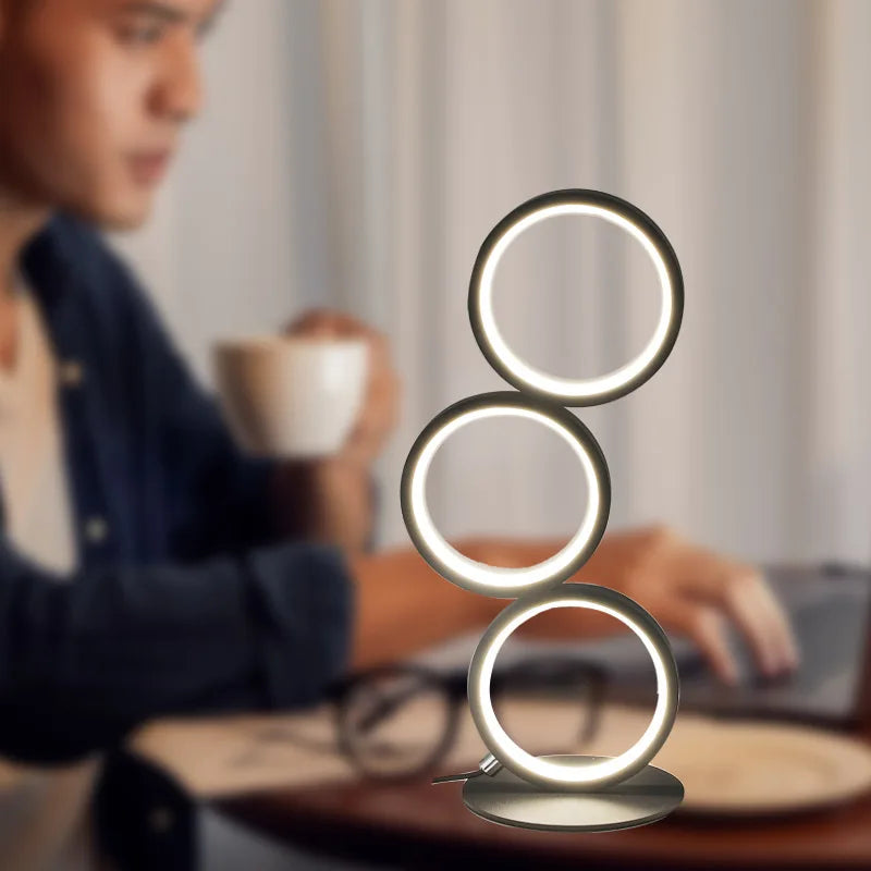 Table Lamp - Dimming Intelligent Touch Ring Night Light Modern Design SW-36210347 - SWEET-LIGHTS
