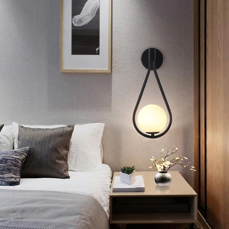 Wall Light - Interior LED Wall Lamps Wall Lighting Fixtures for Bedroom Living Room Indoor Frosted Glass Ball Sconce SW-36210458 - SWEET-LIGHTS