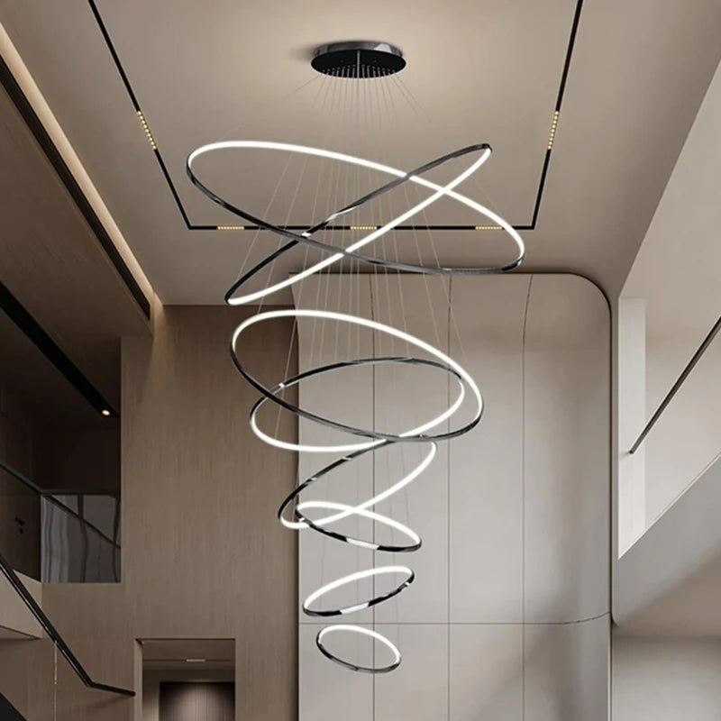 Chandelier - Modern Home Decor LED Pendant Light for Staircase SW-36210346 - SWEET-LIGHTS