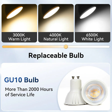 Spotlight - Led GU10 Track Light Rail Ceiling Spot Fixture SW-36210897 - SWEET-LIGHTS
