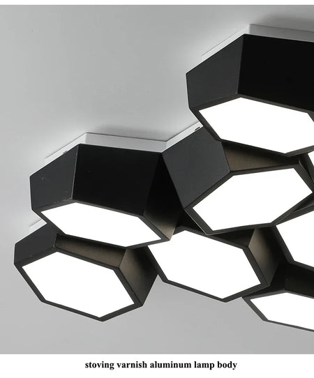 Ceiling Light - Nordic Designer Honeycomb Ceiling Lamp LED Alloy SW-36210345 - SWEET-LIGHTS
