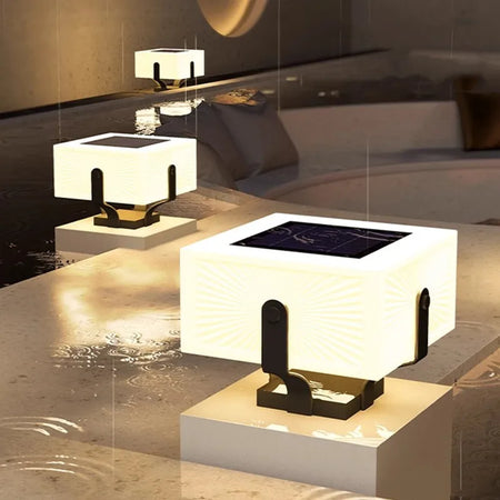 Outdoor Light - Stainless Steel Solar Column Head Pillar Lamp Outdoor Waterproof Garden Light SW-36210478 - SWEET-LIGHTS