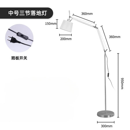 Floor Lamp - Nordic Industrial Style Bauhaus Swing Arm Lighting SW-36210123 - SWEET-LIGHTS