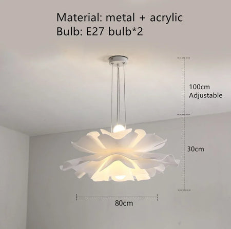 Pendant Light - Italian Design White Butterfly Chandelier LED SW-36210478 - SWEET-LIGHTS