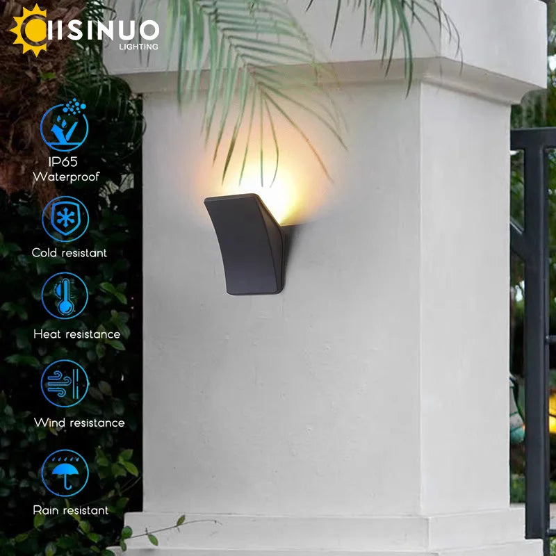 Outdoor Light - IP65 Waterproof Dual Head LED Wall Lamp SW-36214567 - SWEET-LIGHTS
