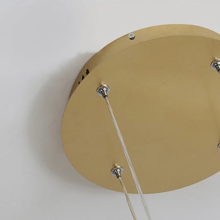 Pendant Light - Modern Ring Design LED Chandelier Gold for Living Dining Room Office Bedroom Home Decor SW-36210345 - SWEET-LIGHTS