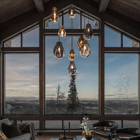 Pendant Light - Art Colorful Glass Chandelier for Dining SW-36210345 - SWEET-LIGHTS