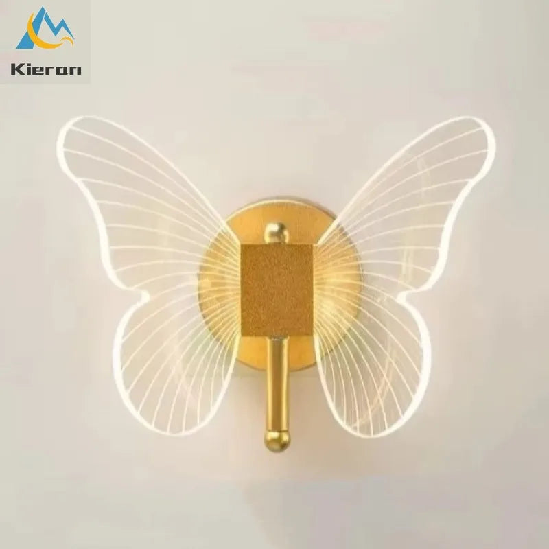 Wall Light - Nordic Modern Simple Butterfly LED Wall Lamps Living Room Study Decoration Square Circle SW-36210578 - SWEET-LIGHTS