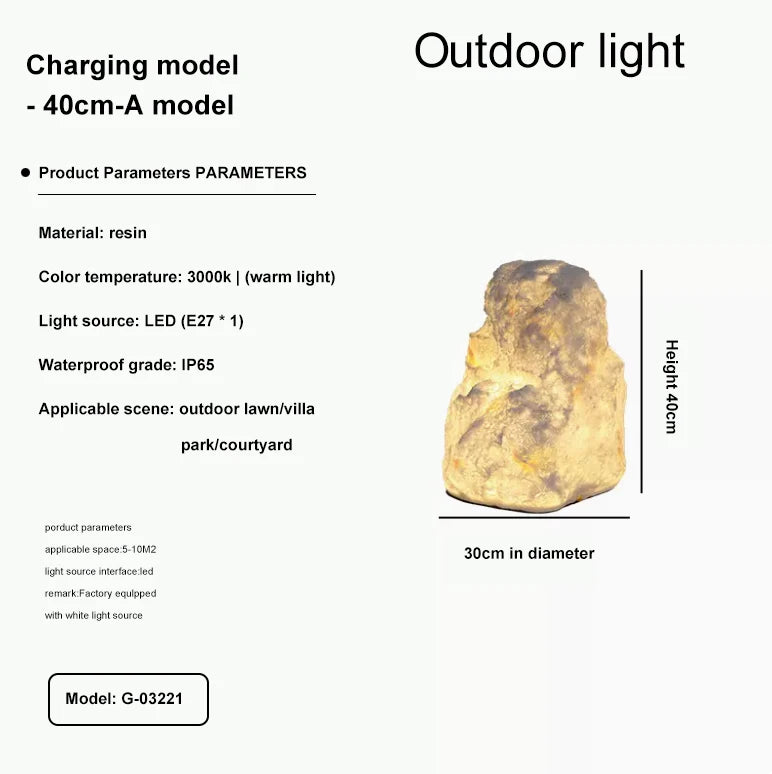 Outdoor Light - Waterproof Resin Lawn Garden Lamp SW-36210345 - SWEET-LIGHTS