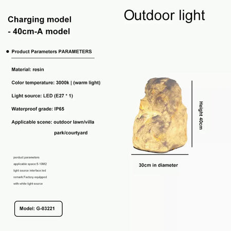 Outdoor Light - Waterproof Resin Lawn Garden Lamp SW-36210345 - SWEET-LIGHTS